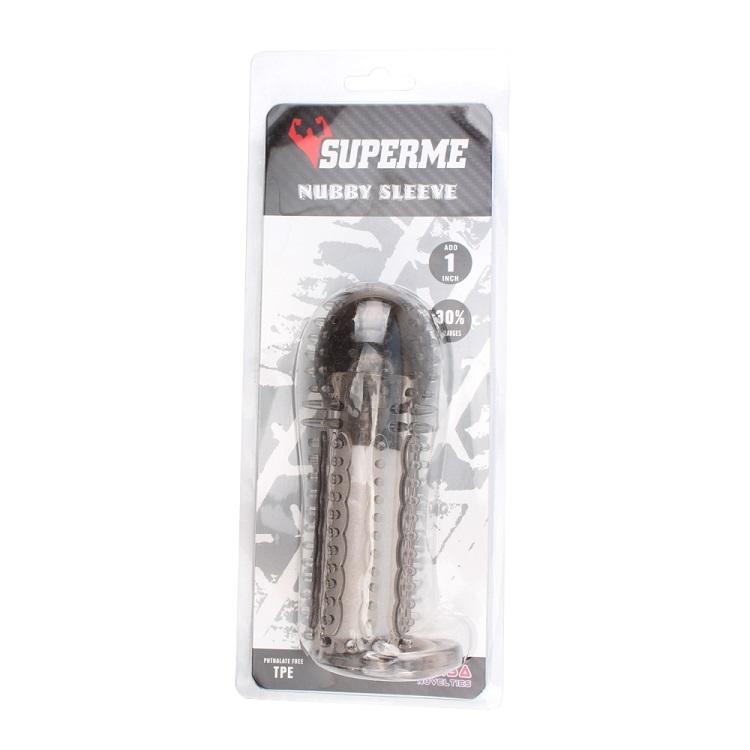 Chisa-SuperMe-Nubby-stimulacni-a-prodluzujici-navlek-na-penis-6 Chisa SuperMe Nubby stimulační a prodlužující návlek na penis