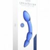 Chrystalino Superior Skleněné dildo oboustranné - modré