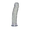 Crystal Clear Medium Dong gelové dildo s přísavkou čiré