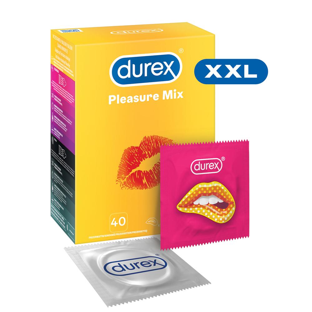 DUREX-Pleasure-MIX-kondomy-40-ks DUREX Pleasure MIX kondomy 40 ks