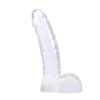 Ding Dong dildo gelové transparentní