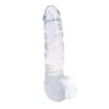 Ding Dong dildo gelové transparentní