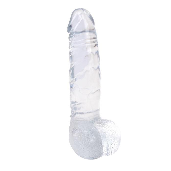 Ding-Dong-dildo-gelove-transparentni-2 Ding Dong dildo gelové transparentní