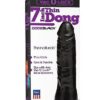 Doc Johnson připínací dildo pro systém Vac-U-Lock CodeBlack Thin Dong 18 cm