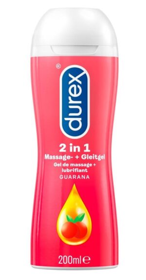 Durex Play 2v1 Guarana masážní gel - 200 ml