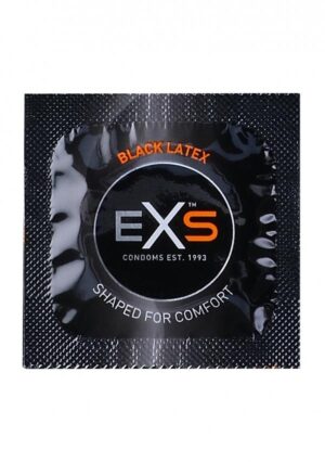 EXS Black latex Kondom 1ks