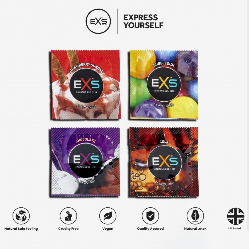 EXS-Mixed-Flavours-pack-Kondomy-48-ks-2 EXS Mixed Flavours pack Kondomy 48 ks