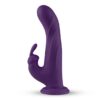 FeelzToys Rotační rabbit vibrátor s přísavkou a ovladačem - fialový