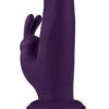FeelzToys Rotační rabbit vibrátor s přísavkou a ovladačem - fialový