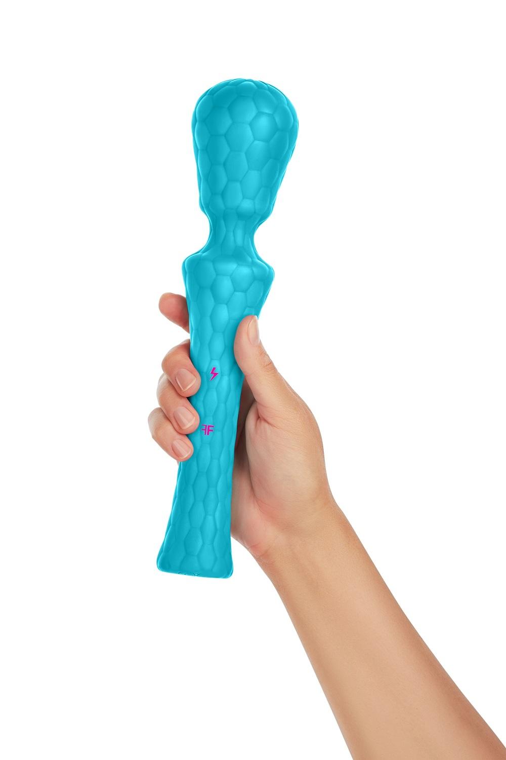 FemmeFun-Ultra-wand-XL-Masazni-hlavice-Turquoise-2 FemmeFun Ultra wand XL Masážní hlavice - Turquoise