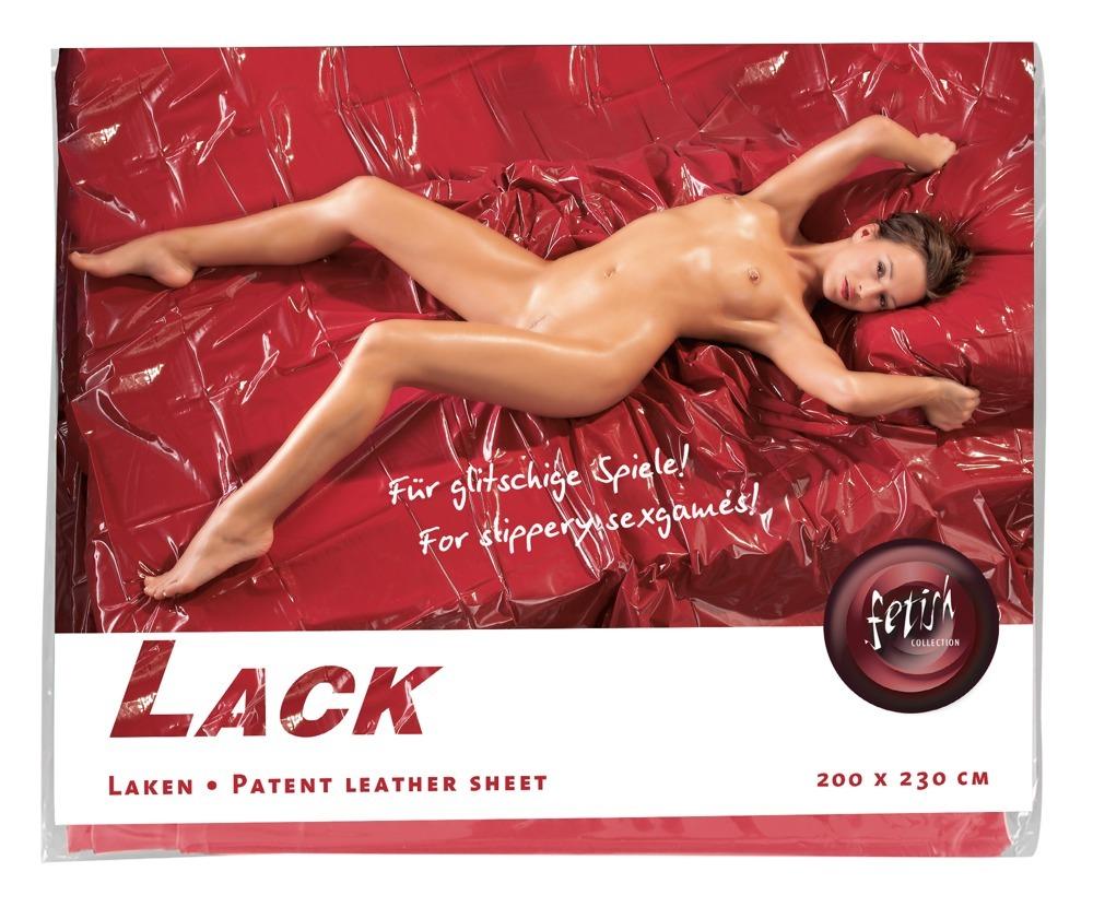 Fetish-Lakovane-lozni-pradlo-PVC-prosteradlo-200x230-cm-cervena-6 Fetish Lakované ložní prádlo - PVC prostěradlo 200x230 cm - červená