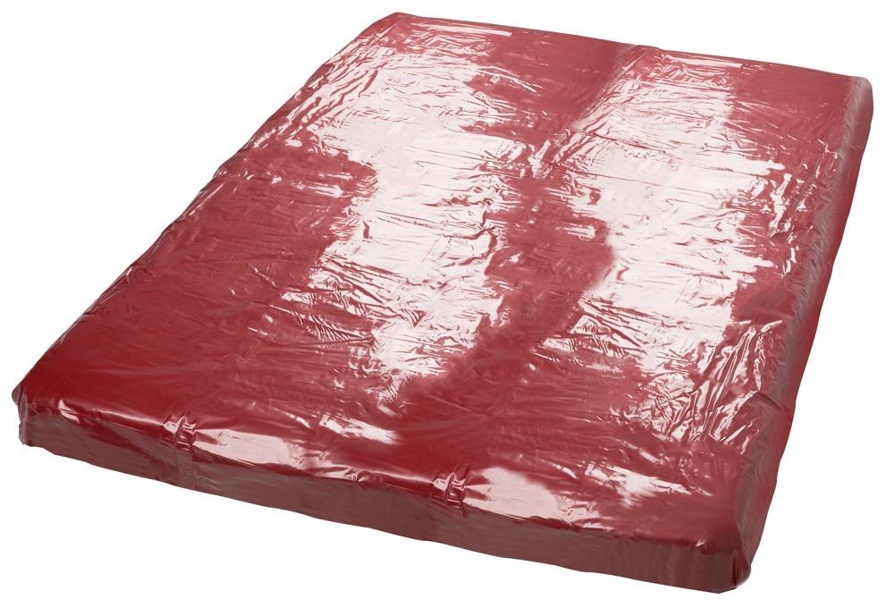 Fetish-Lakovane-lozni-pradlo-PVC-prosteradlo-200x230-cm-cervena-8 Fetish Lakované ložní prádlo - PVC prostěradlo 200x230 cm - červená