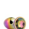 Gleaming Love anální kolík Multicolor duhový kamínek S