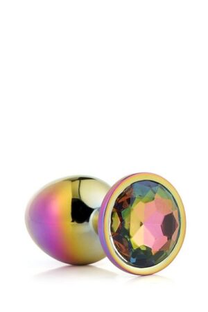 Gleaming Love anální kolík Multicolor duhový kamínek S
