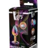 Gleaming Love anální kolík Multicolor duhový kamínek S