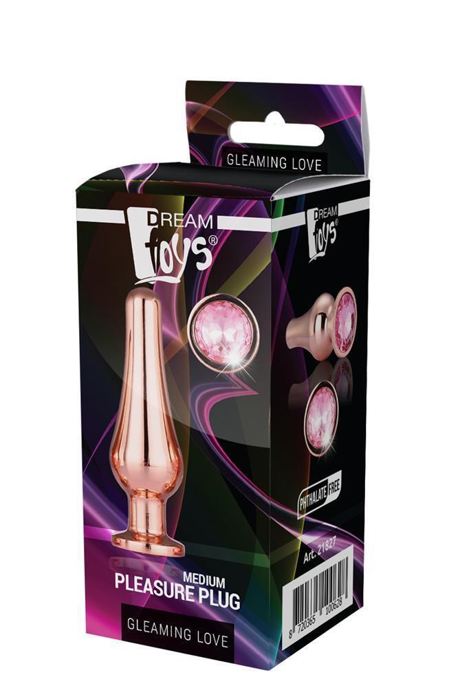 Gleaming-Love-analni-kolik-Rose-gold-M-8 Gleaming Love anální kolík Rose gold M