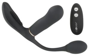 GoGasm Pussy a Ass Vibrator Black