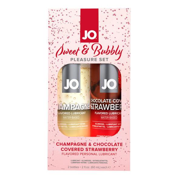 JO-H2O-Set-lubrikacnich-gelu-Sweet-and-bubbly-2-x-60-ml JO H2O Set lubrikačních gelů Sweet and bubbly 2 x 60 ml