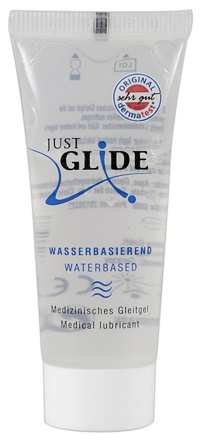 Just-Glide-Waterbased-Lubrikacni-gel-50-ml Just Glide Waterbased Lubrikační gel 50 ml
