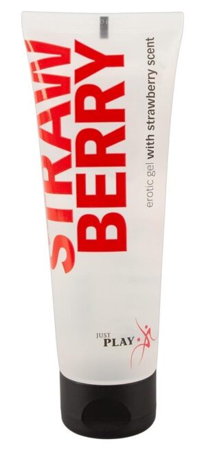 JustPlay Strawberry lubrikační gel 80 ml