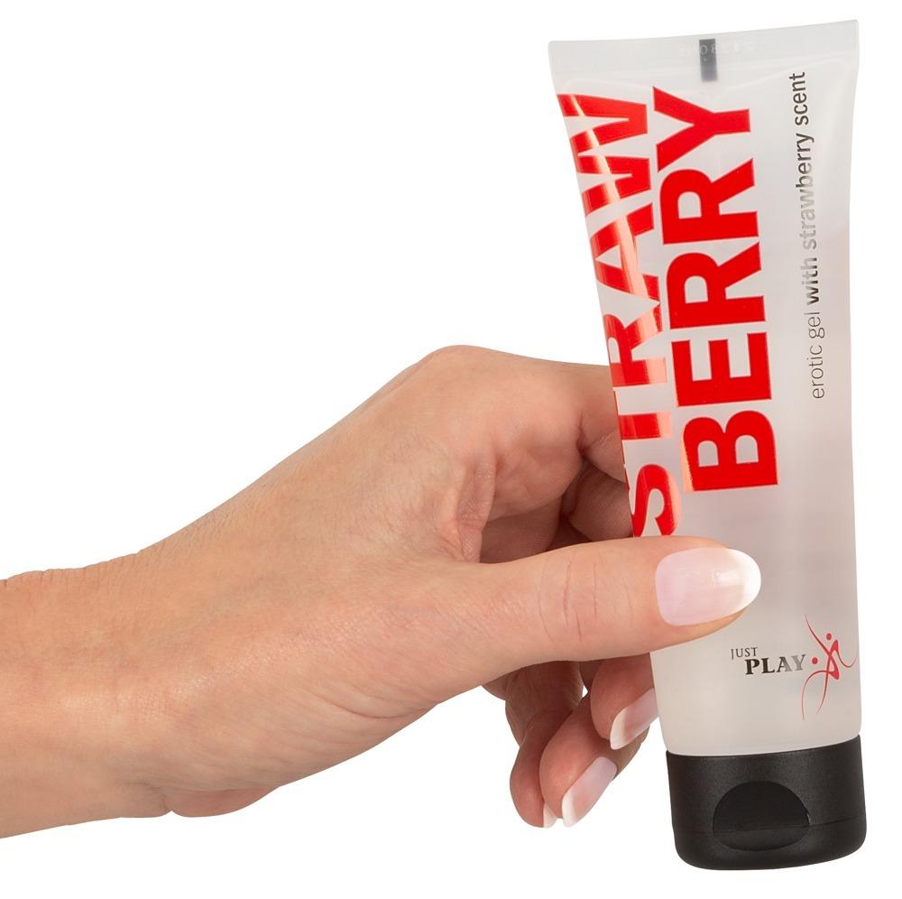 JustPlay-Strawberry-lubrikacni-gel-80-ml-4 JustPlay Strawberry lubrikační gel 80 ml