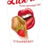 Lick it! Lubrikační a masážní gel Jahoda 50 ml