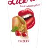 Lick it! Lubrikační a masážní gel Třešeň 50 ml