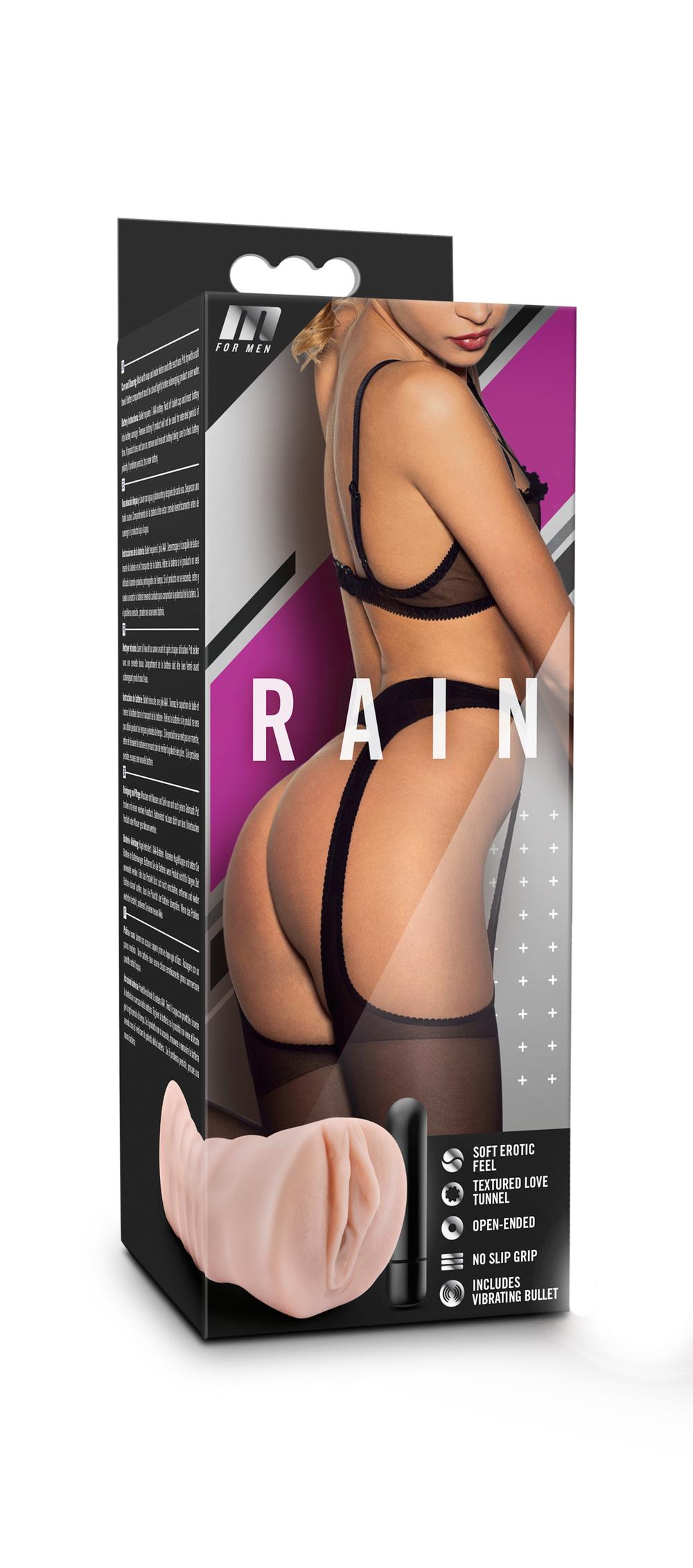 M-for-Men-Rain-vibracni-masturbator-vagina-14 M for Men Rain vibrační masturbátor vagína