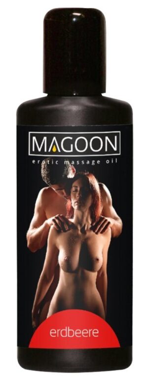 Magoon Masážní olej s vůní jahod 100 ml