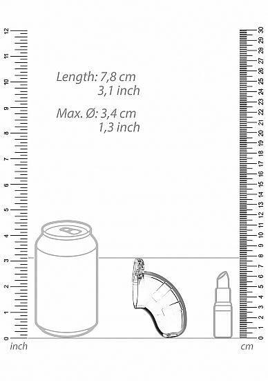ManCage-13-Klec-na-penis-6-cm-transparentni-6 ManCage 13 Klec na penis 6 cm - transparentní