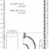 ManCage 15 Klen na penis 9 cm - transparentní