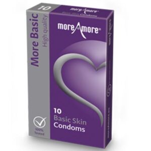 MoreAmore kondomy Basic Skin 10 ks