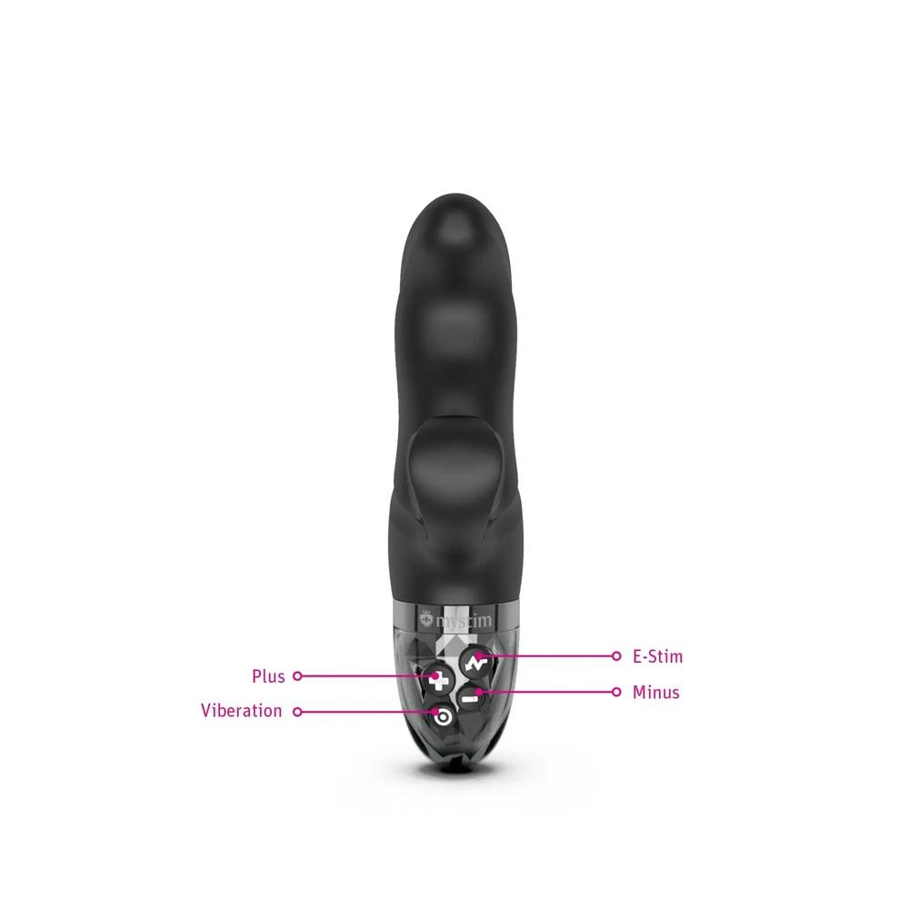 Mystim-Hop-Hop-Bob-Vibrator-s-elektrostimulaci-Black-Edition-6 Mystim Hop Hop Bob Vibrátor s elektrostimulací - Black Edition