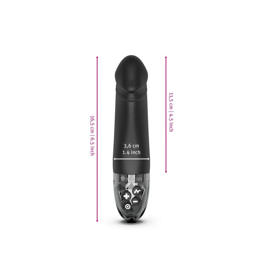 Mystim-Vibrator-s-elektrostimulaci-Real-Deal-Neal-Black-Edition-12 Mystim Vibrátor s elektrostimulací Real Deal Neal - Black Edition