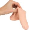 Nature Skin návlek na penis se smyčkou na varlata