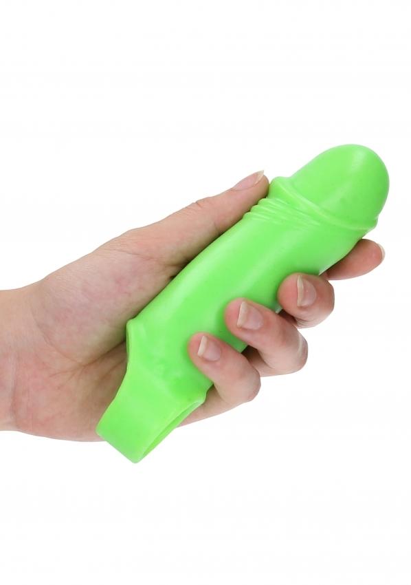 OUCH-Navlek-na-penis-M-svitici-ve-tme-4 OUCH! Návlek na penis M svítící ve tmě