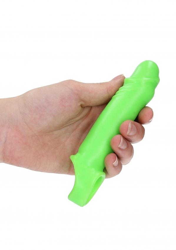 OUCH-Navlek-na-penis-S-svitici-ve-tme-4 OUCH! Návlek na penis S svítící ve tmě