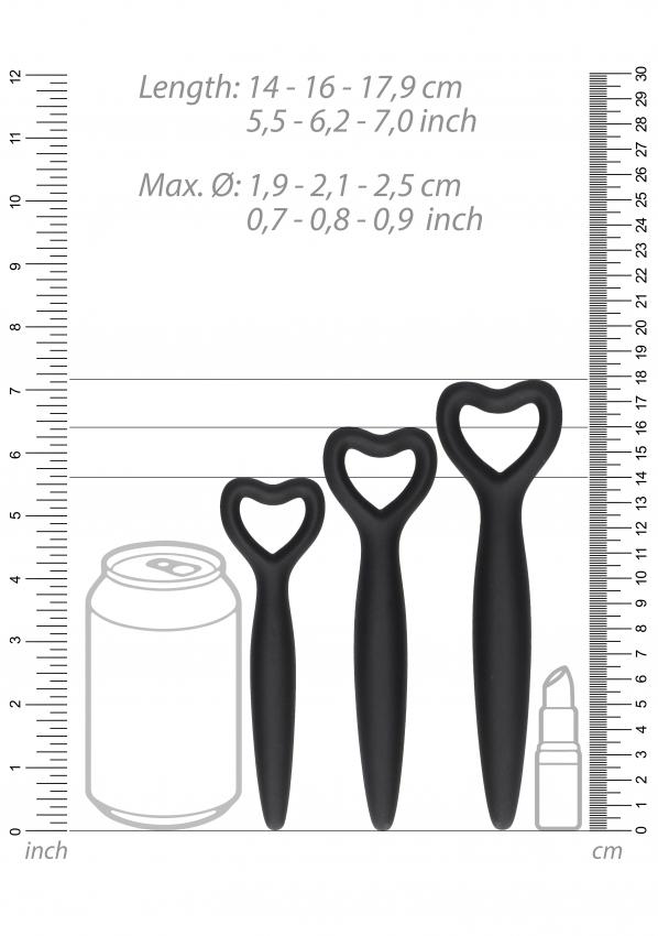 OUCH-Set-dilatatoru-pro-trenovani-svalu-pri-vaginismu-5-ks-cerna-4 OUCH! Set dilatátorů pro trénování svalů při vaginismu 5 ks - černá