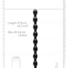 Ouch! Anální korále - dildo - 48 cm