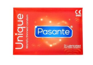 Pasante Unique bezlatexové kondomy 3 ks