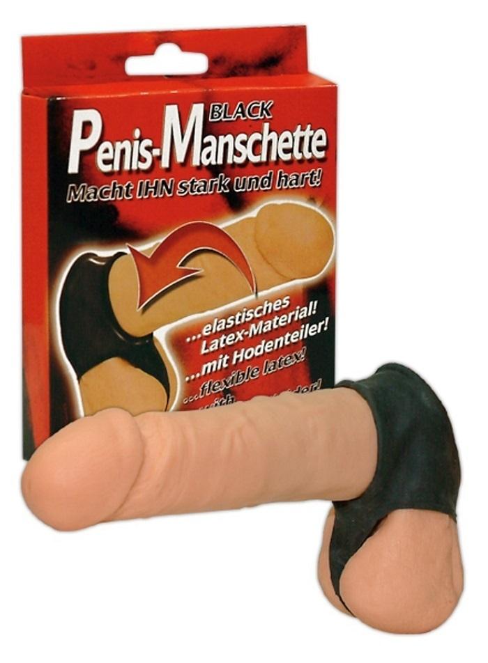 Penis-Manschette-Erekcni-navlek-nevibracni-cerny Penis Manschette Erekční návlek nevibrační - černý