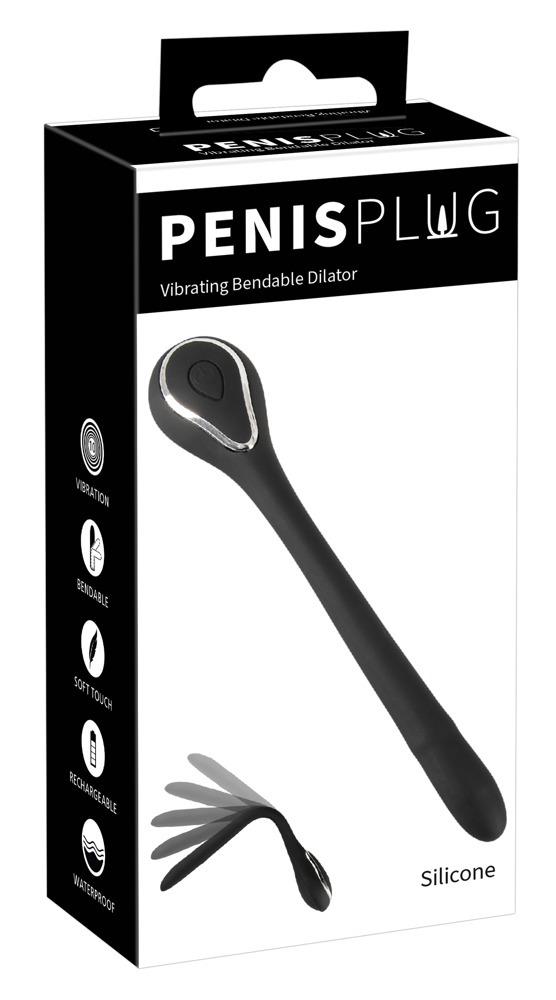 PenisPlug-Vibracni-dilatator-cerny-14 PenisPlug Vibrační dilatátor černý