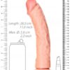 REALROCK Curved Realistic XXL Dildo 28 cm