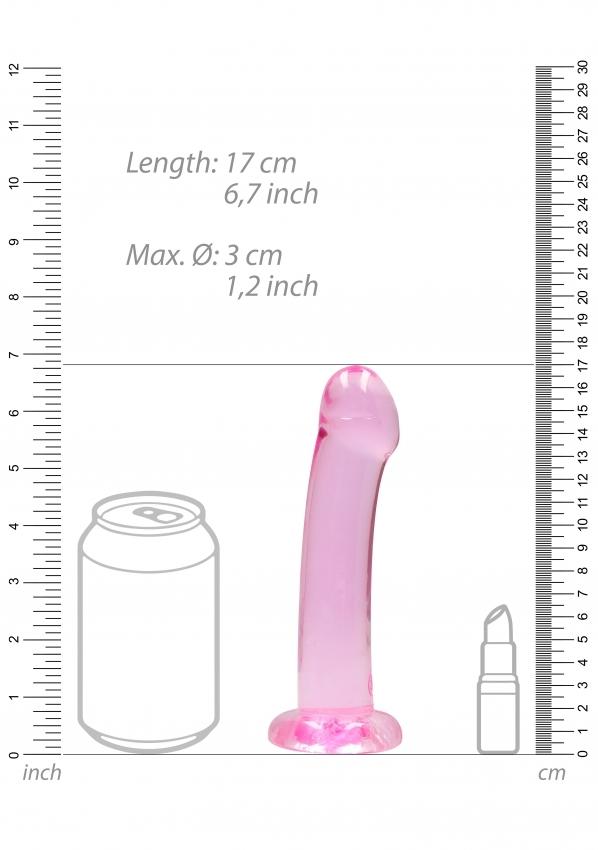 REALROCK-Non-Realistic-dildo-17cm-ruzove-6 REALROCK Non Realistic dildo 17cm - růžové