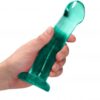REALROCK Non Realistic dildo 17cm - tyrkysové
