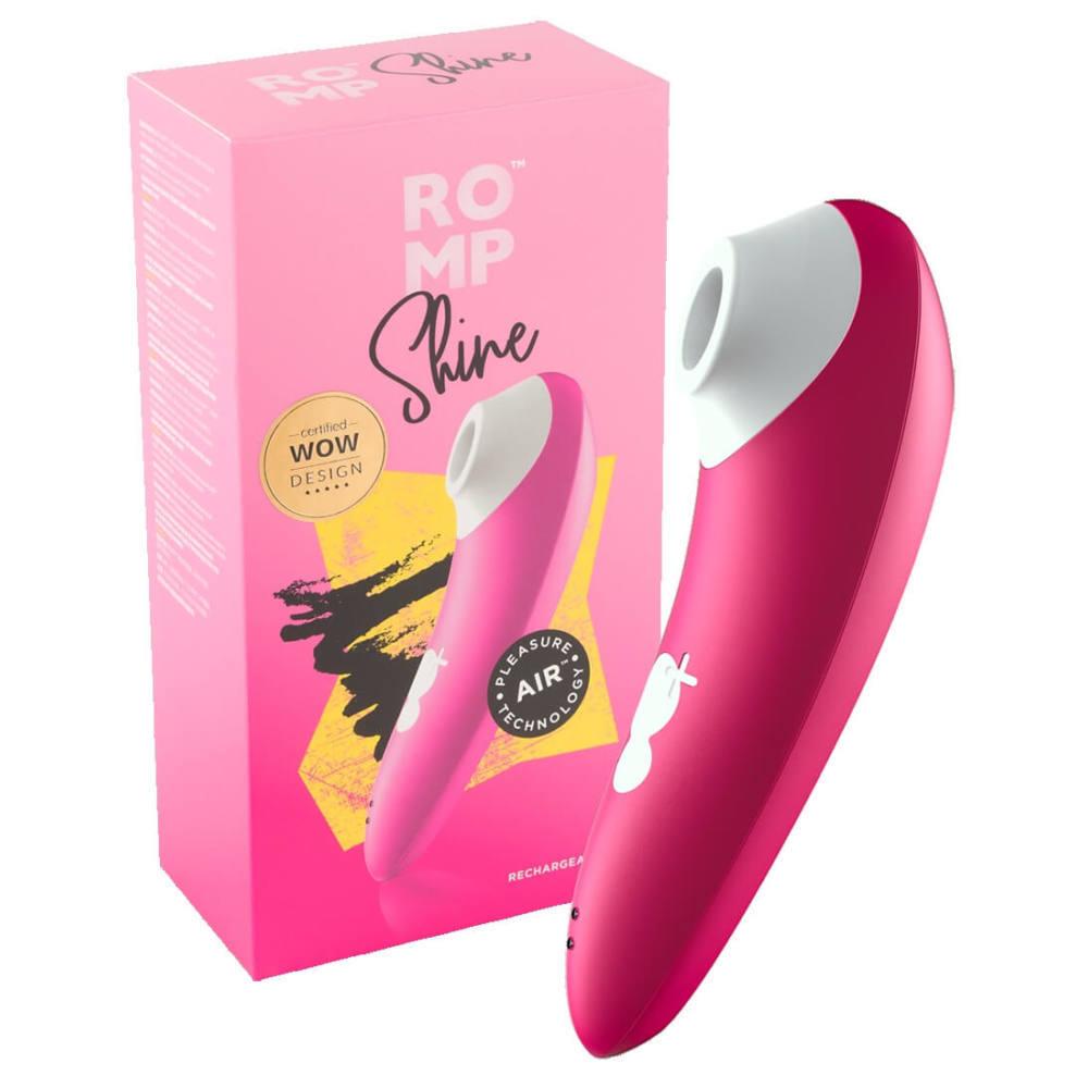 ROMP-Shine-podtlakovy-stimulator-na-klitoris-ruzovy ROMP Shine podtlakový stimulátor na klitoris - růžový