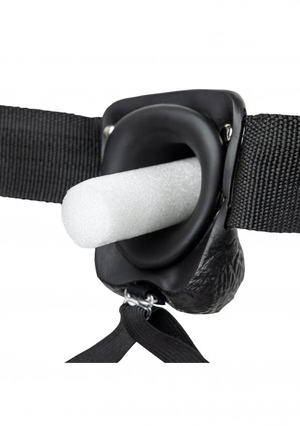 Realrock-Hollow-Strap-on-duty-pripinaci-penis-s-varlaty-18-cm-cerny-8 Realrock Hollow Strap-on dutý připínací penis s varlaty 18 cm - černý