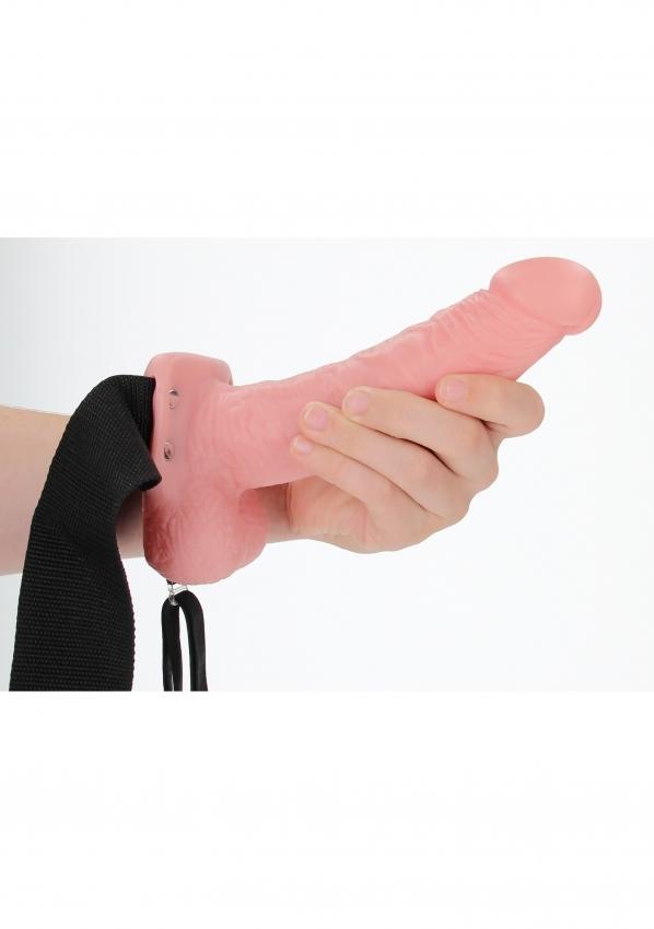 Realrock-Hollow-Strap-on-duty-pripinaci-penis-s-varlaty-18-cm-telovy-2 Realrock Hollow Strap-on dutý připínací penis s varlaty 18 cm - tělový