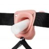 Realrock Hollow Strap-on dutý připínací penis s varlaty 18 cm - tělový