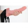 Realrock Hollow Strap-on dutý připínací penis s varlaty 23 cm - tělový